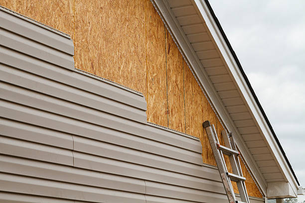 Professional Siding Contractor technician working in Rockton, IL